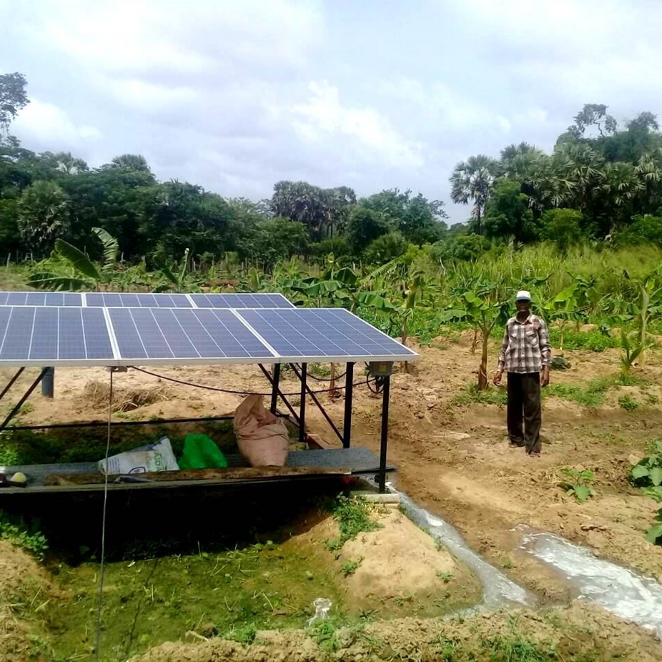 Solar irrigation system in Sri Lanka